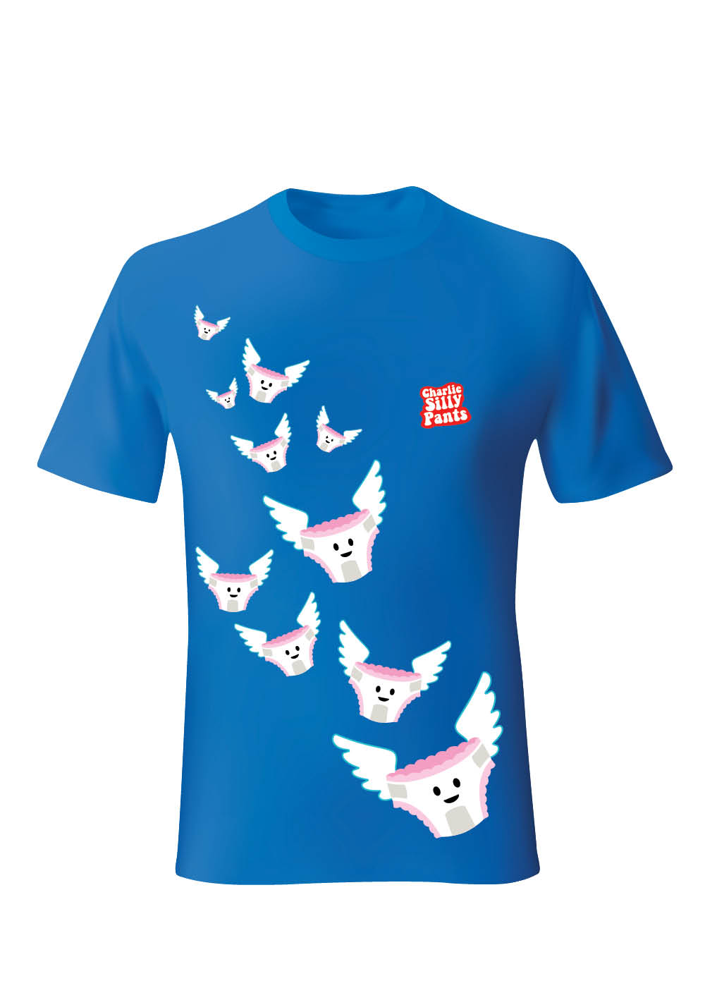 T-Shirt Flying Nappy Swarm
