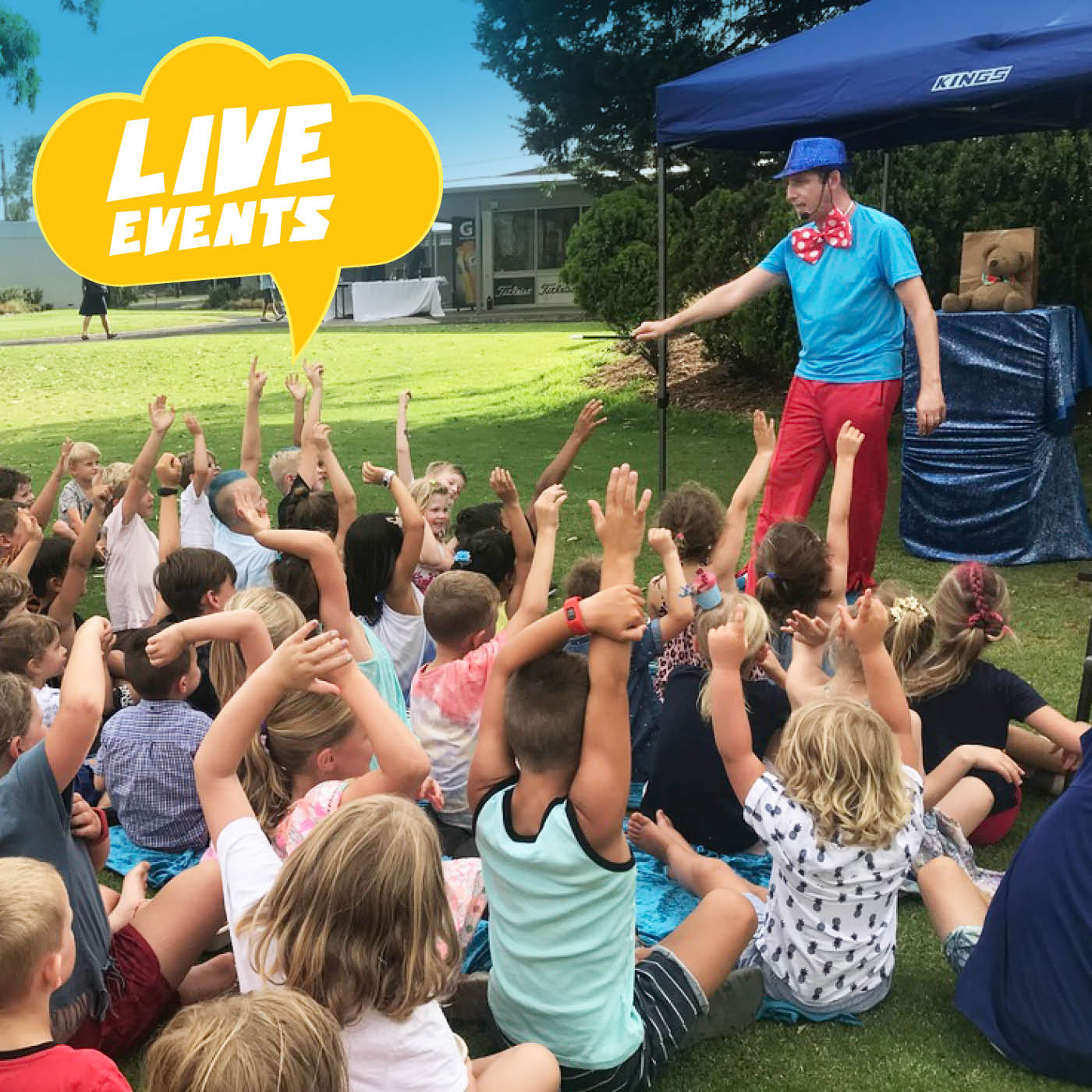 live-events-mobile Charlie SillyPants Live Events